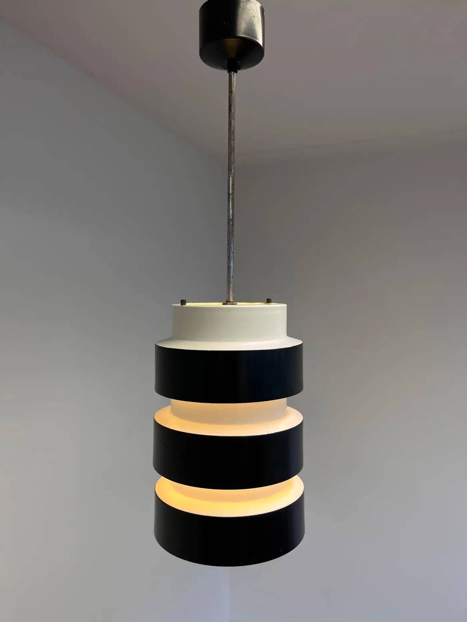 Midcentury design Space Age UFO pendant by Drupol, 1970s