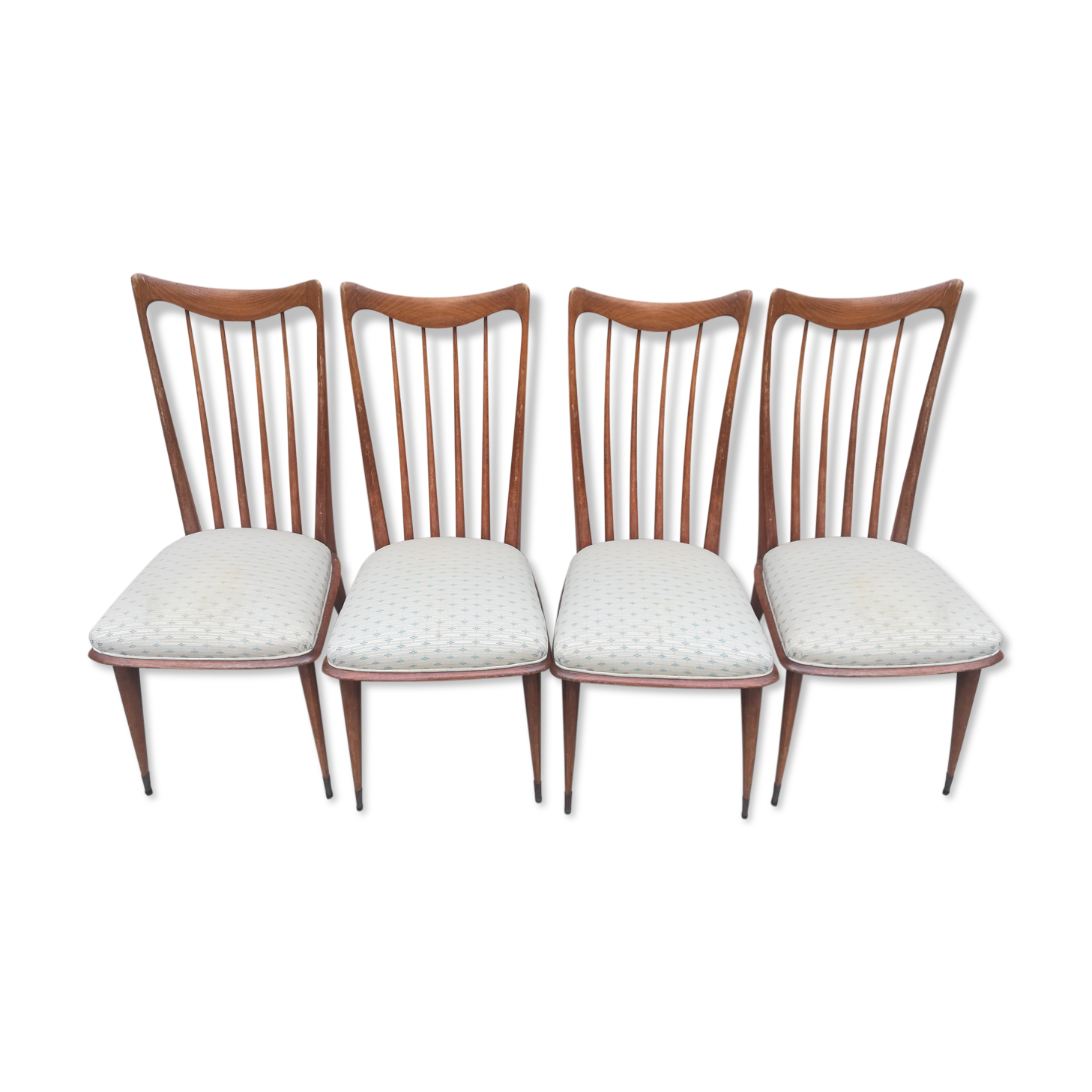 Set of 4 chairs, 60s