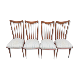 Set of 4 chairs, 60s