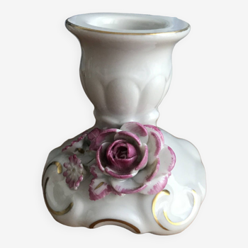 Small von schierholz german porcelain candle holder
