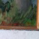 Peinture de paysage Arnaccio Pise années 1950 Ferruccio Rosini (Livourne 1932-2021)