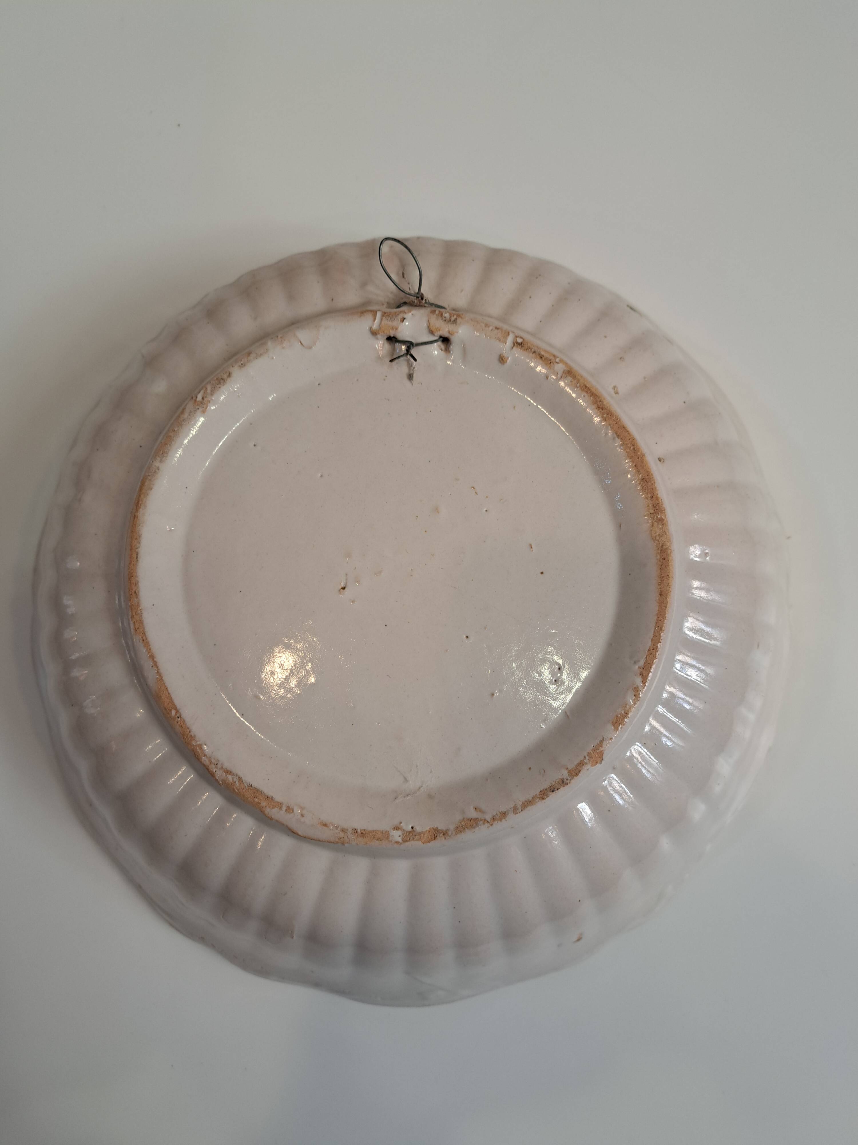 Nevers earthenware salad bowl