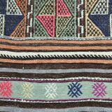 163x280Cm Fuchsia & Pink Persian Kilim Rug, 5x9 Soft Rug