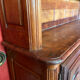 Pair of large oak bookshelves in louis-philippe style
