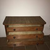 Rattan chest of drawers