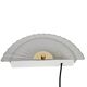 Happy Light - 'Waaier' - wandlamp - geperst glas - metaal - 90's