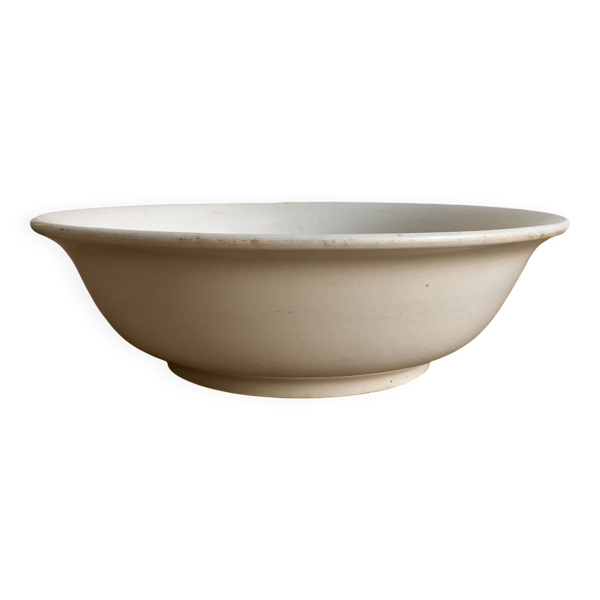 Ancien saladier faïence blanche - Digoin — Beyit