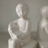 Vintage ceramic bookends