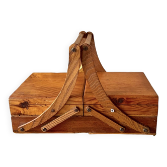 Little vintage wooden worker