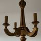 Antique gilded wooden chandelier