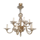Italian glass chandelier with 10 lights