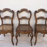 Trio de chaises Louis Philippe