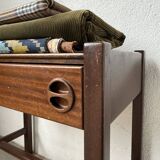 Jacques Hauville bedside table Roche Bobois mahogany