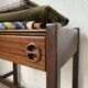 Jacques Hauville bedside table Roche Bobois mahogany