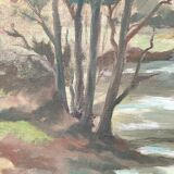 Painting on canvas Sologne