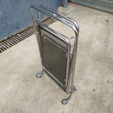 Vintage chrome bar cart