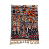 Moroccan Berber carpet Boujaad with colorful patterns 247x162cm