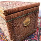Vintage wicker chest