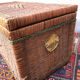 Coffre vintage en osier