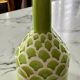 Glazed terracotta vase