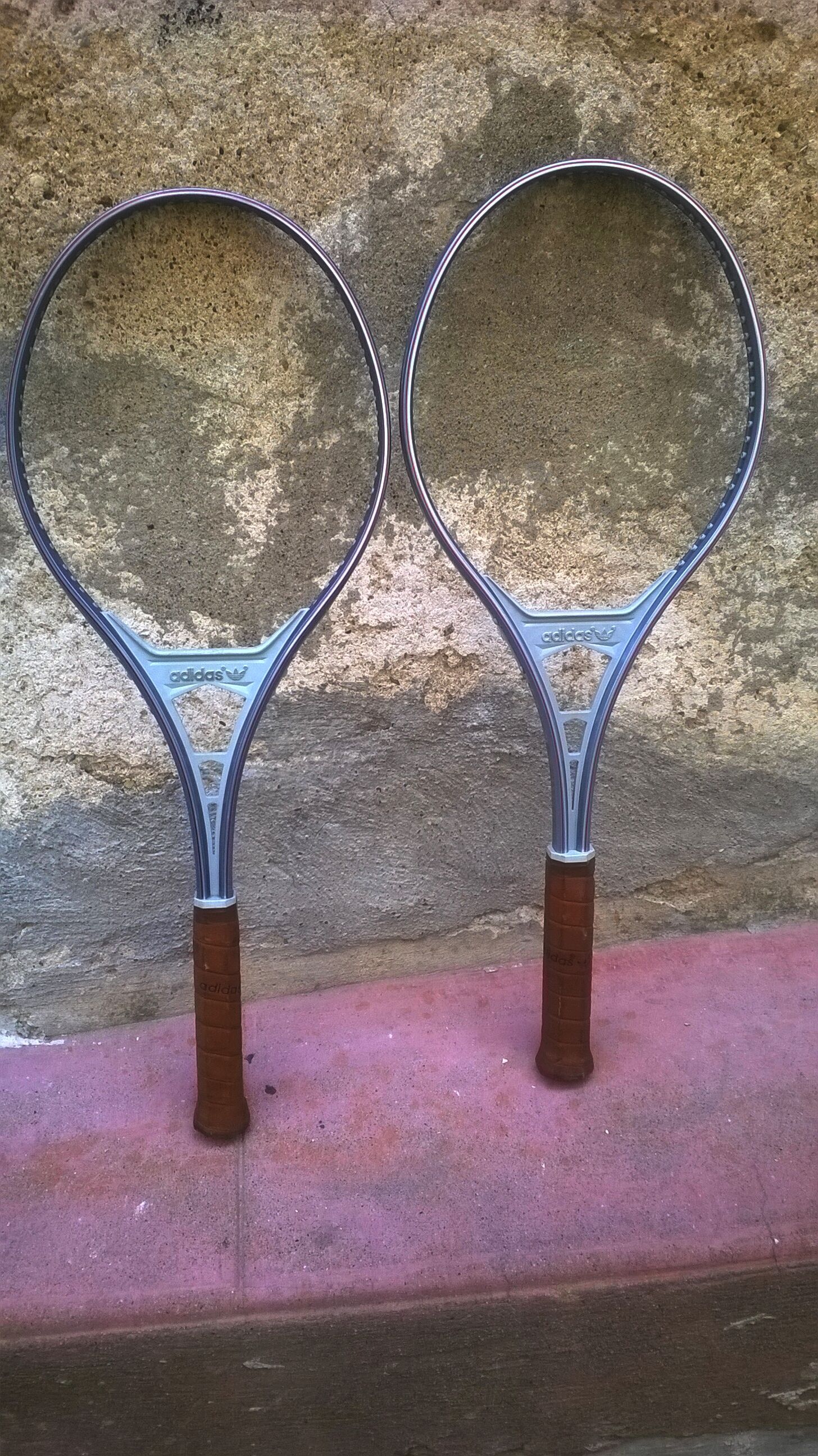 Pair of vintage tennis rackets