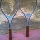 Pair of vintage tennis rackets