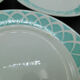 6 flat plates - Fenal Badonviller - Mint Green