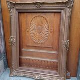 Cadre en bois et stucs dorés de style Louis XV - 70 x 50 cm