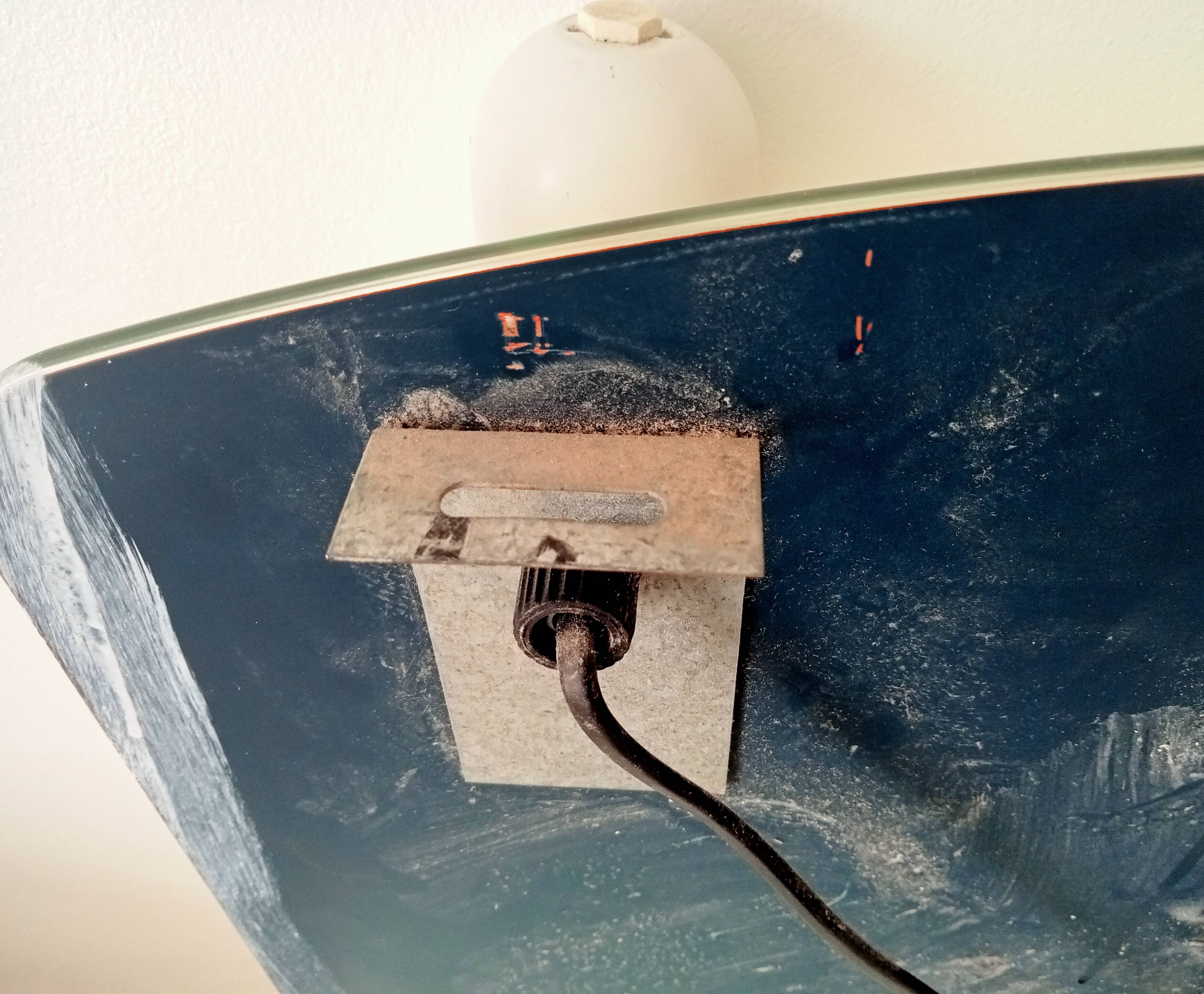 Vintage 90s illuminated mirror