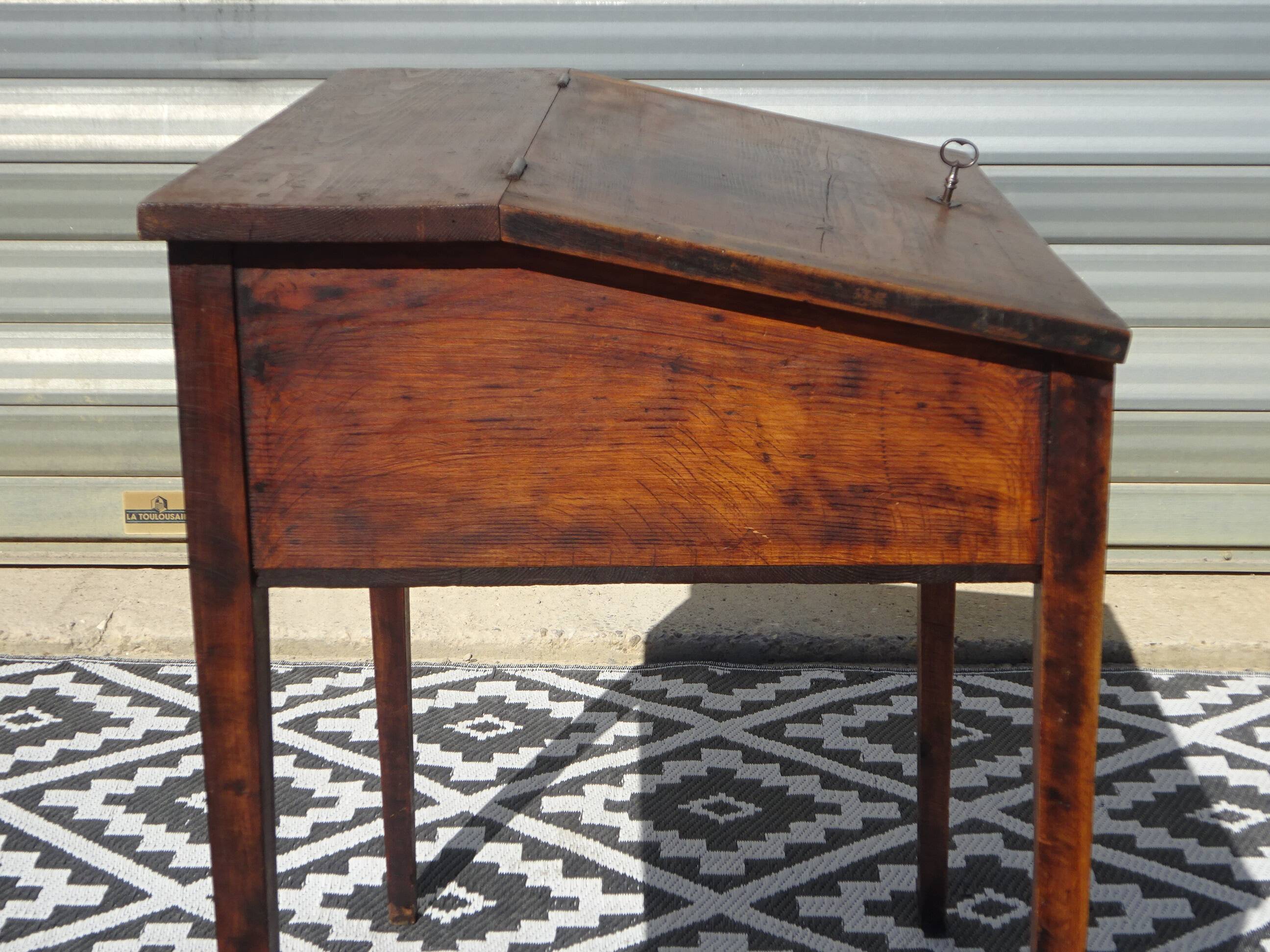 Small vintage desk with storage.