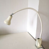 Workshop lamp flexible arm design 70s deflector on kneecap