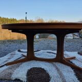 Set oval table Baumann Gondola 6 chairs years 70
