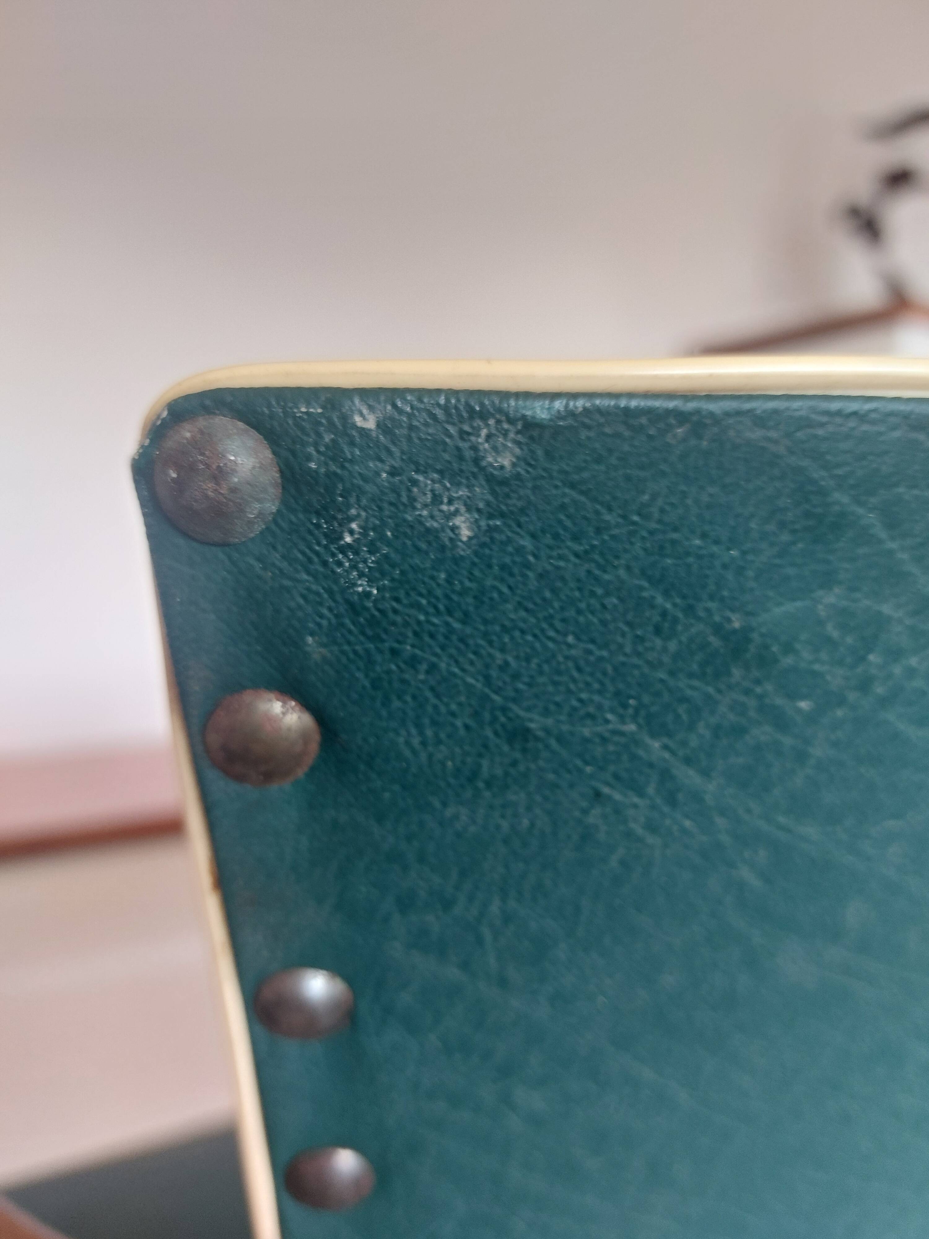 paire de chaises, fauteuils bridges vert foncé