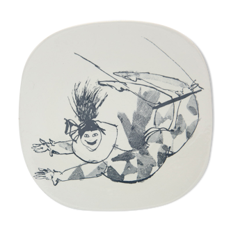 Nymölle Denmark Circus Arts Plate, 1969 - 1970