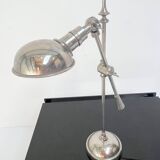 Silver coloured Bocx table lamp, 1980s