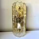 Glass & Brass wall sconces design by Carl Fagerlund for Orrefors /Lyfa