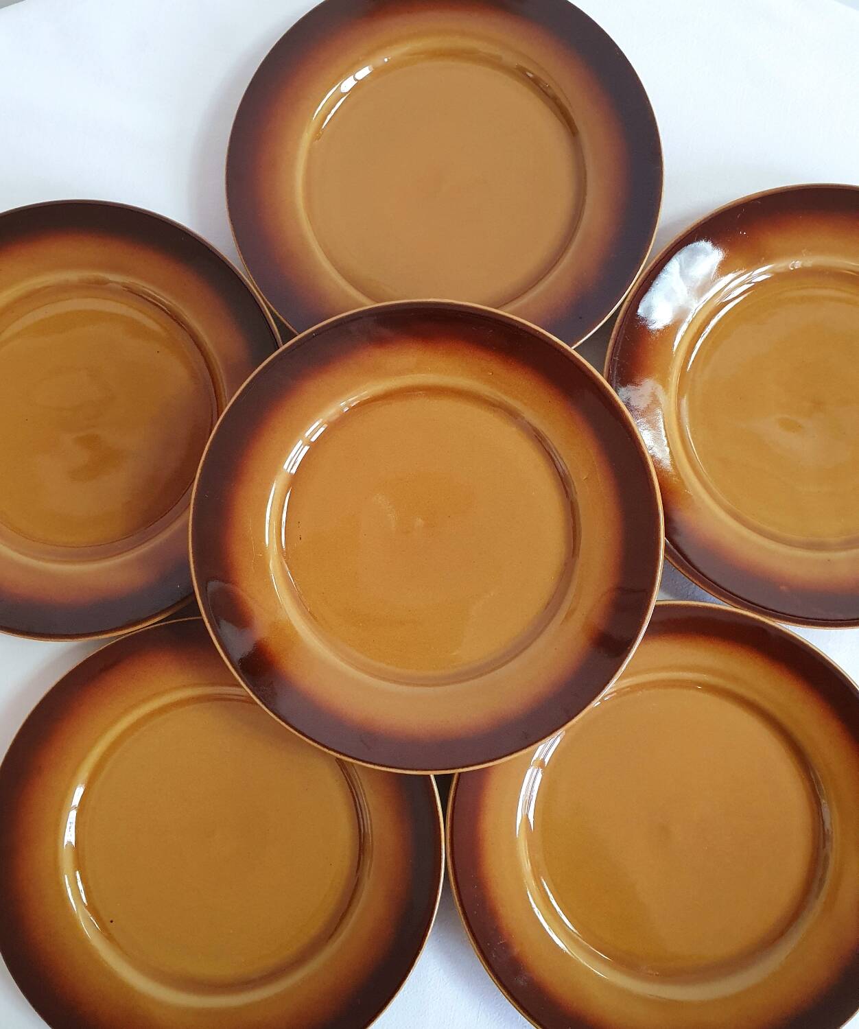 Assiettes à dessert vintage