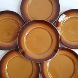 Assiettes à dessert vintage