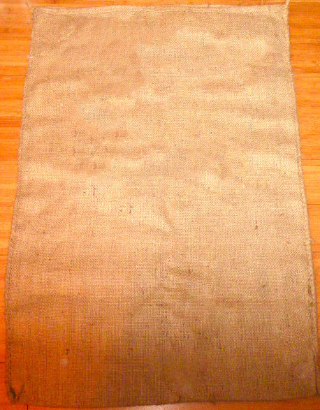 Backpack coffee in jute canvas 'Peru '.