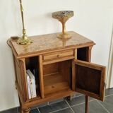 Louis XVI style wood and marble furniture