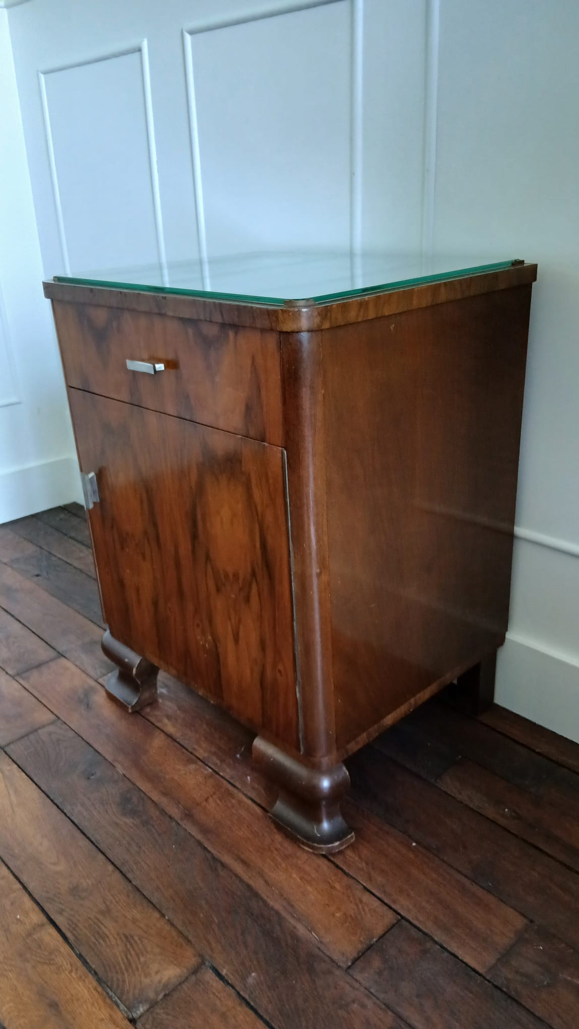 Art Deco bedside table pair