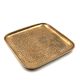 Modern solid brass tray / vide poche, Atelier Ventrella Italy 1980s
