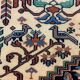 Vintage afghan ersari part silk rug 205x140 cm
