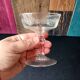 6 champagne coupes, vintage glass coupes
