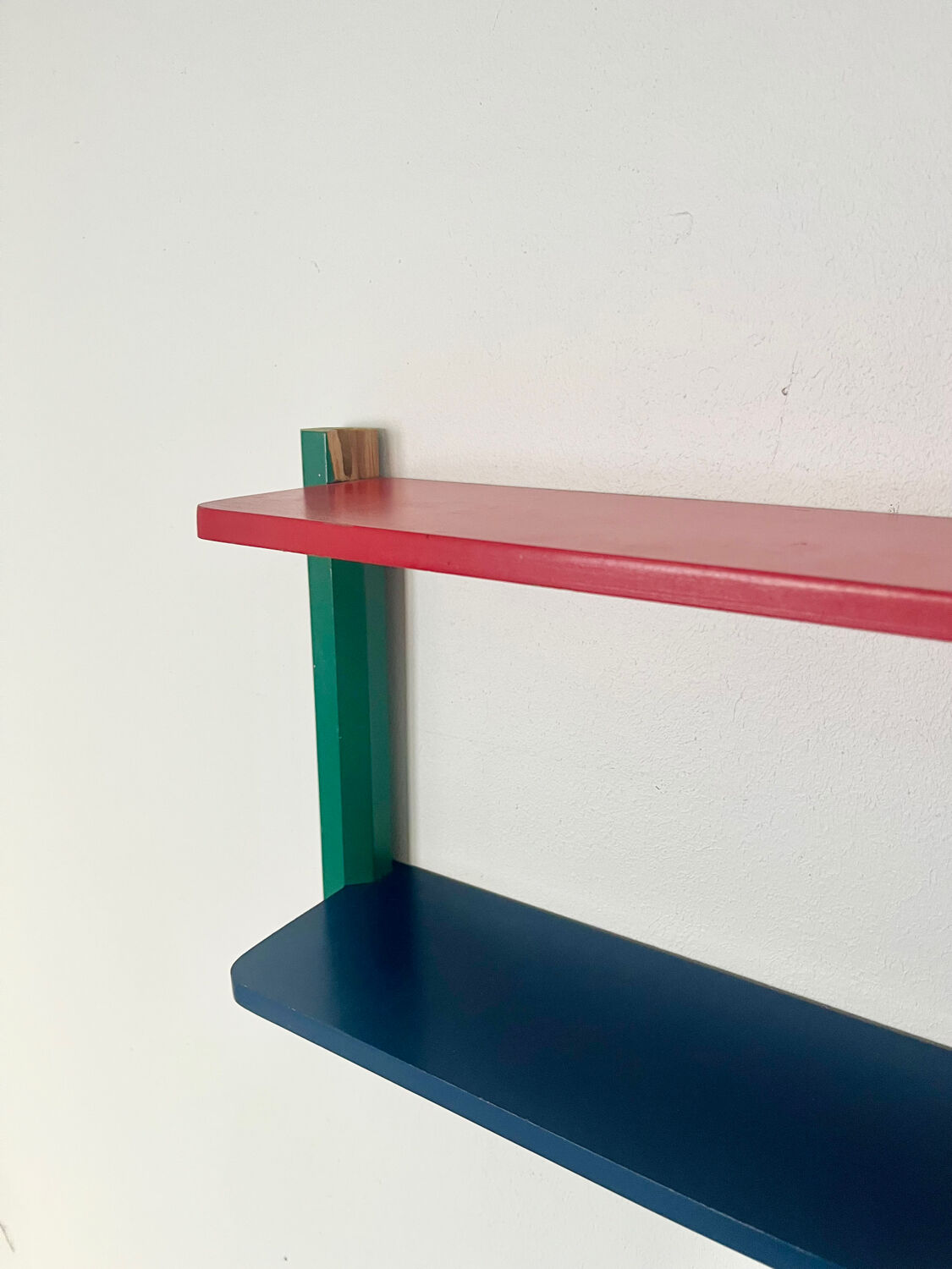 Wall shelf by Pierre Sala giant crayons from the 80s.