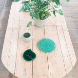 Table ancienne sur tréteaux