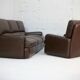 3-seater sofa and leather armchair, Steiner, France, circa 1970