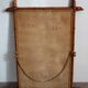 Grand miroir bambou vintage années 20