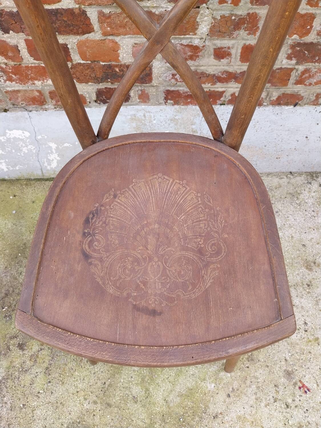 Pair of Luterma bistro chairs