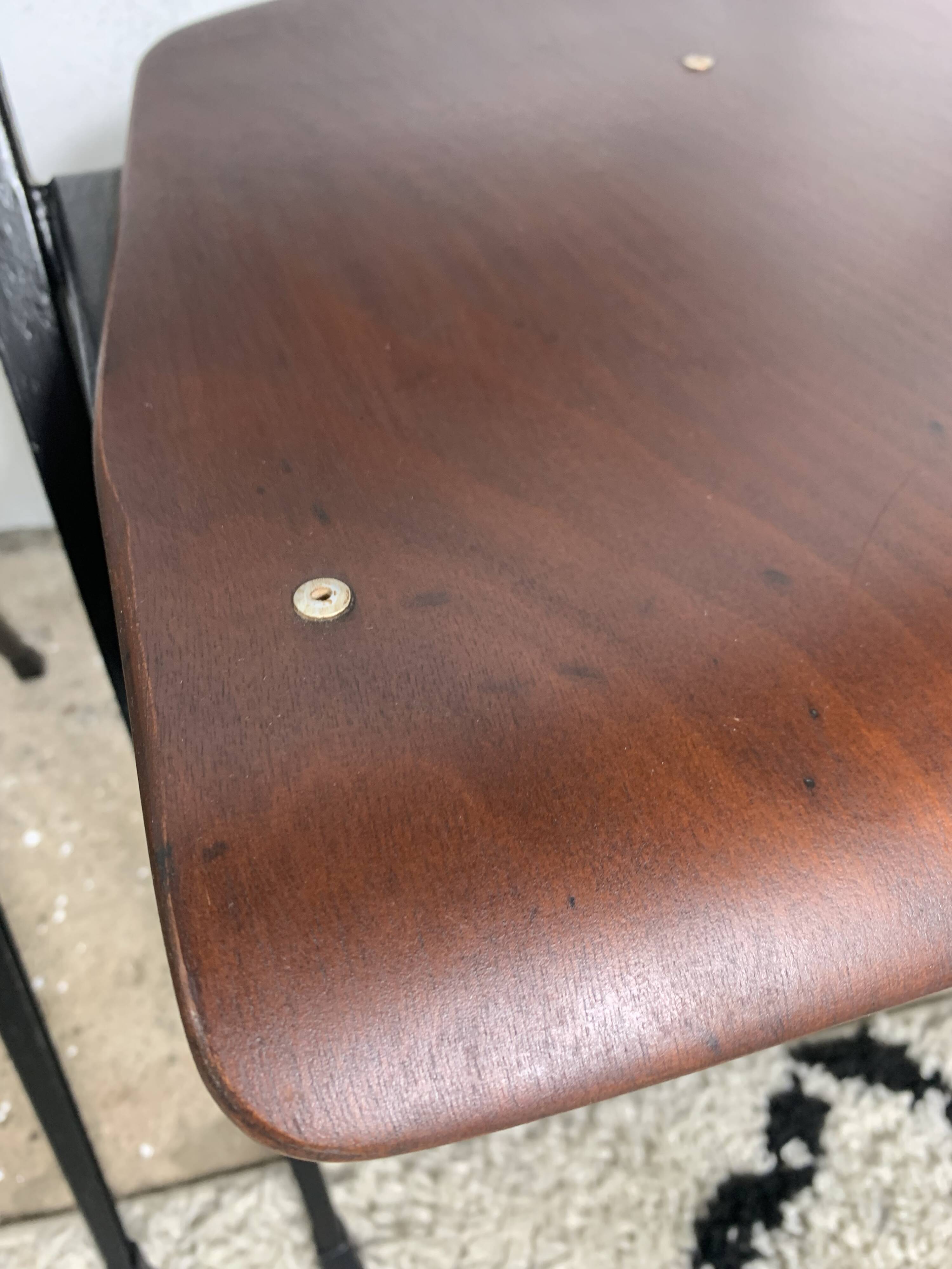 Pyramid Chairs By Wim Rietveld, Set Of 4